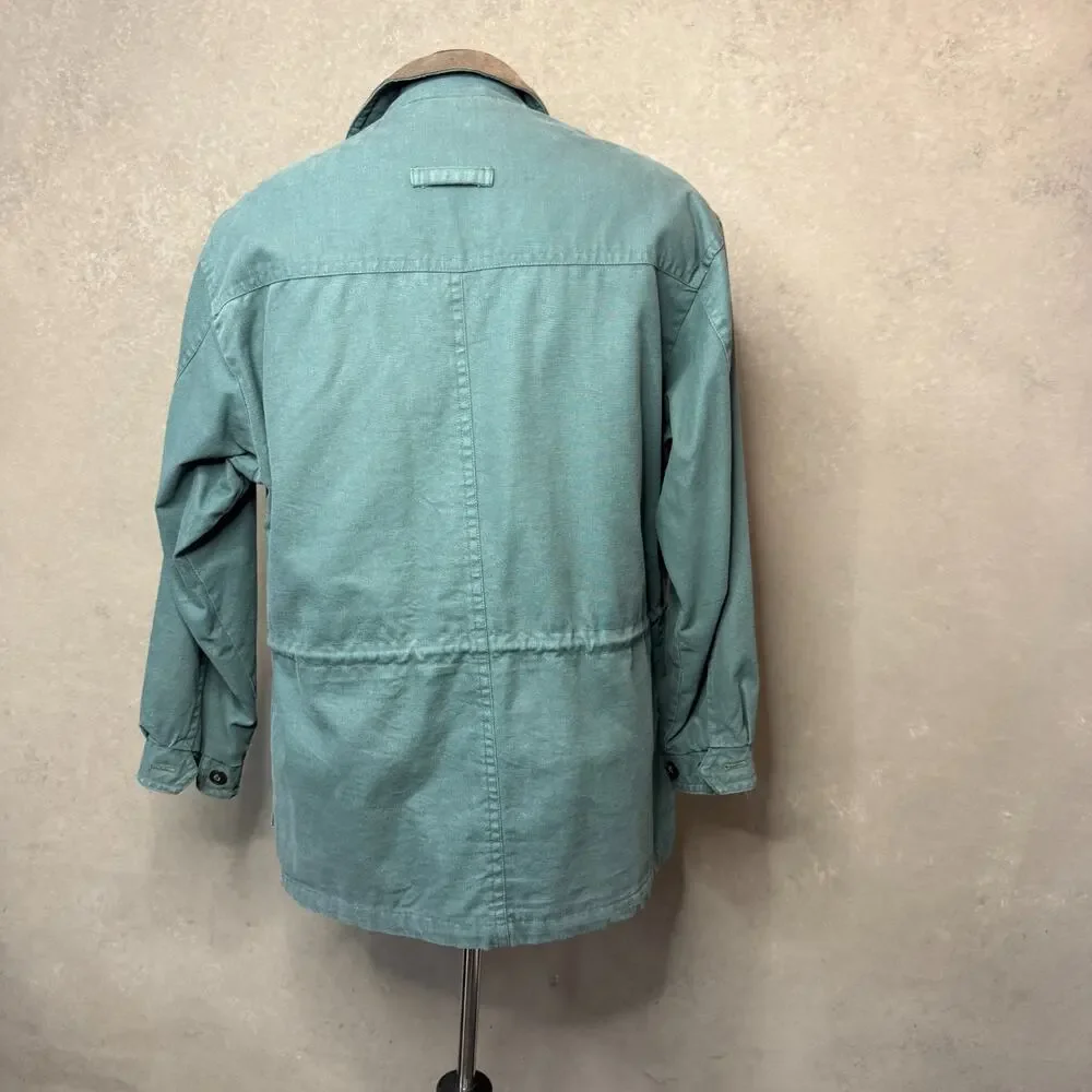 Vintage 80s 90s Towne by London Fog Canvas Barn Coat, Size M Chore Jacket